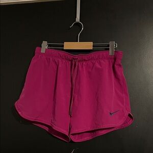 Nike Women's Fuchsia Athletic Shorts